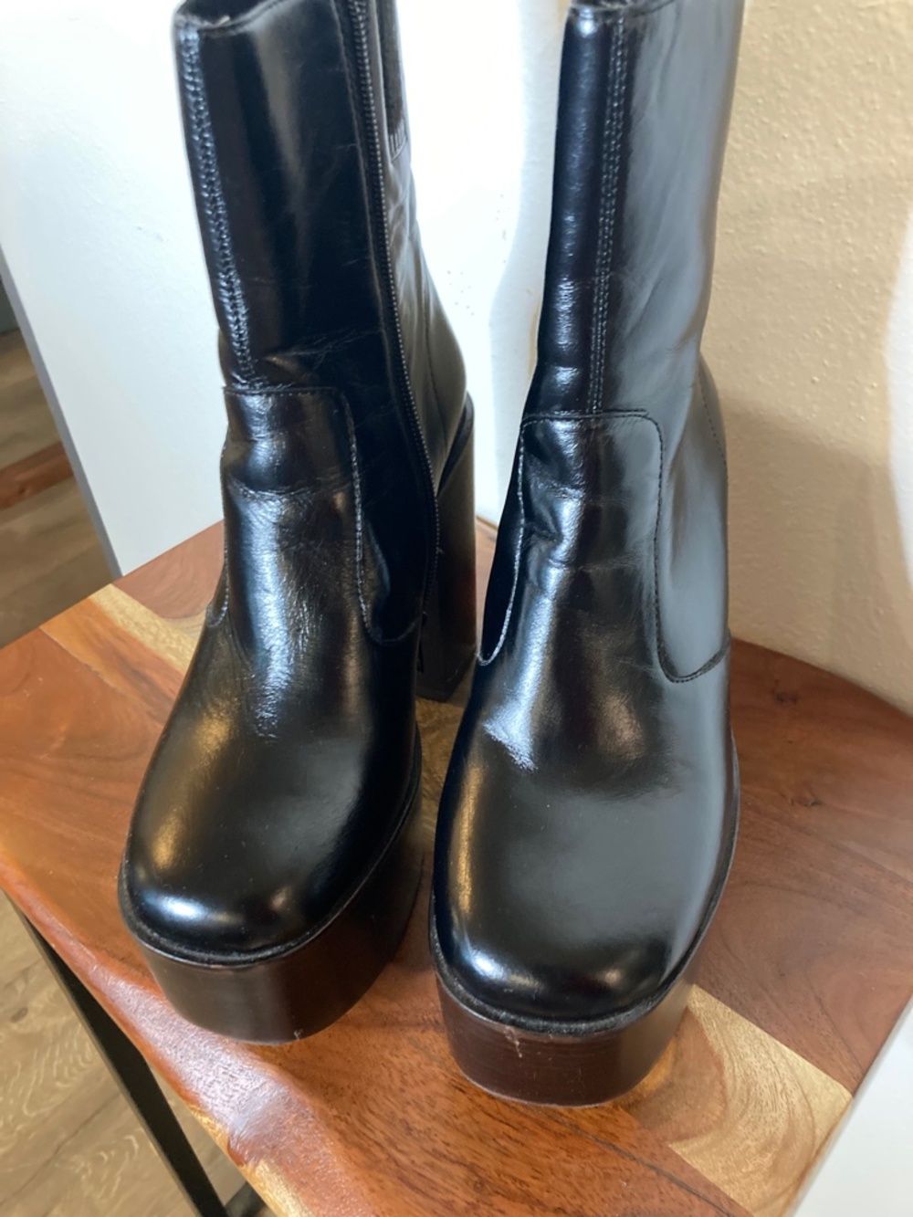 Jeffrey campbell Mexique platform leather ankle boots - Picture 8 of 11
